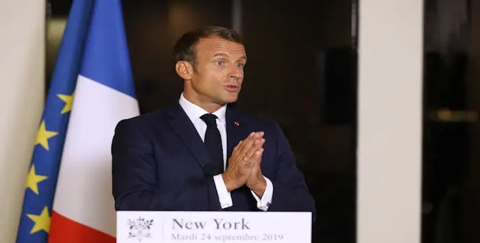 Macron jeunes 26 09 2019