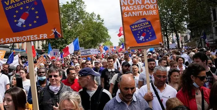 manif anti passe sanitaire 28 08 21