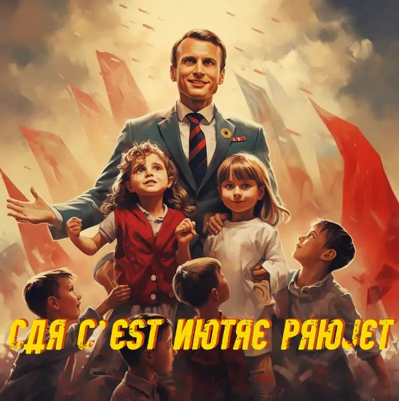 Macron chine