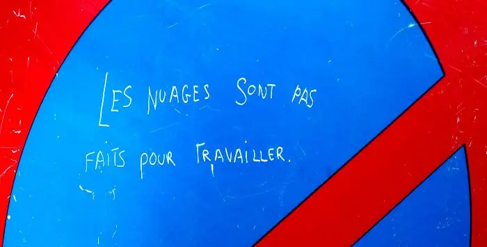 Les nuages sont pas faits pour travailler