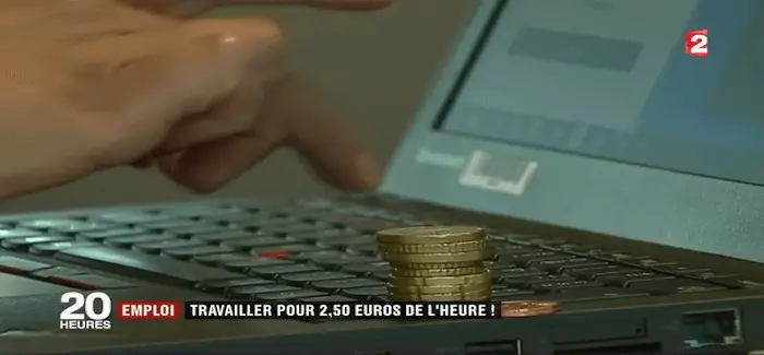 travail 2 euros heure precarite generalisee 06 10 2017