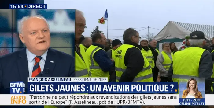 Asselineau BFMTV 27 12 2018