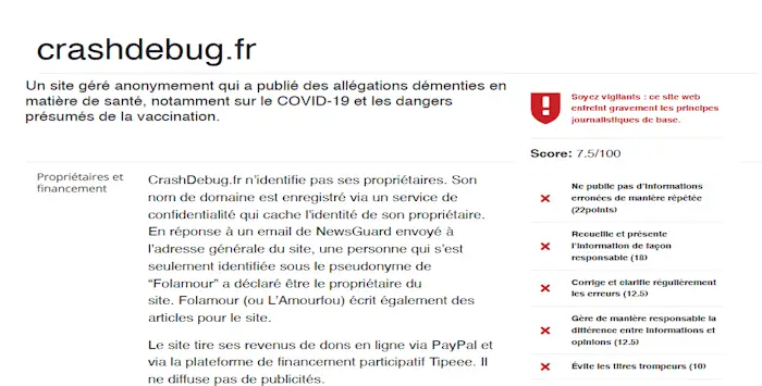 Newsguard crashdebug