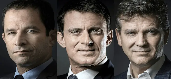 Filoche hamon montebourg valls 01 01 2017