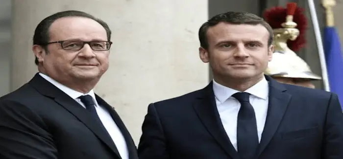 Macron hollande 23 08 2017