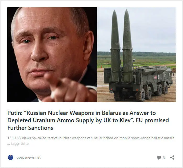 armes nucleaire