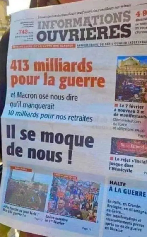 il se moque de nous