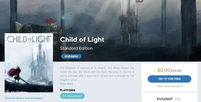 Child of ligth 26 03 2020