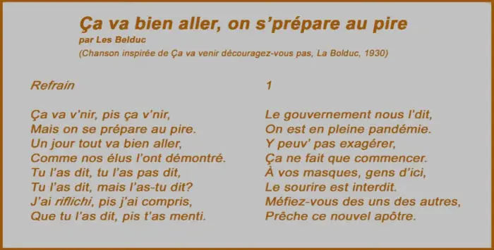 ca vas bien aller