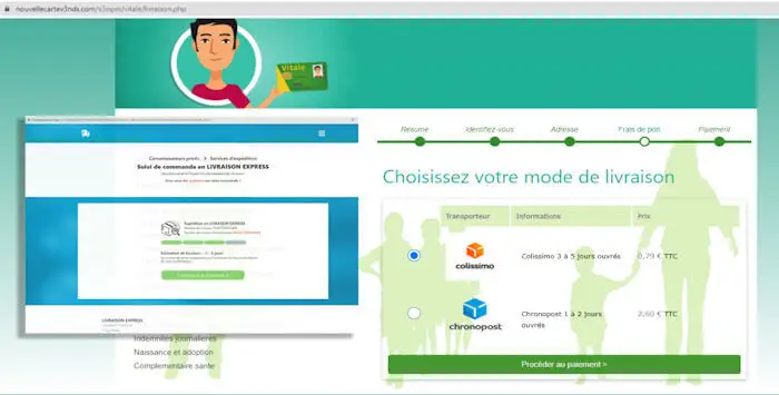 carte vitale arnaque