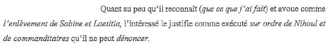 reconnait dutroux nihoul laetitia