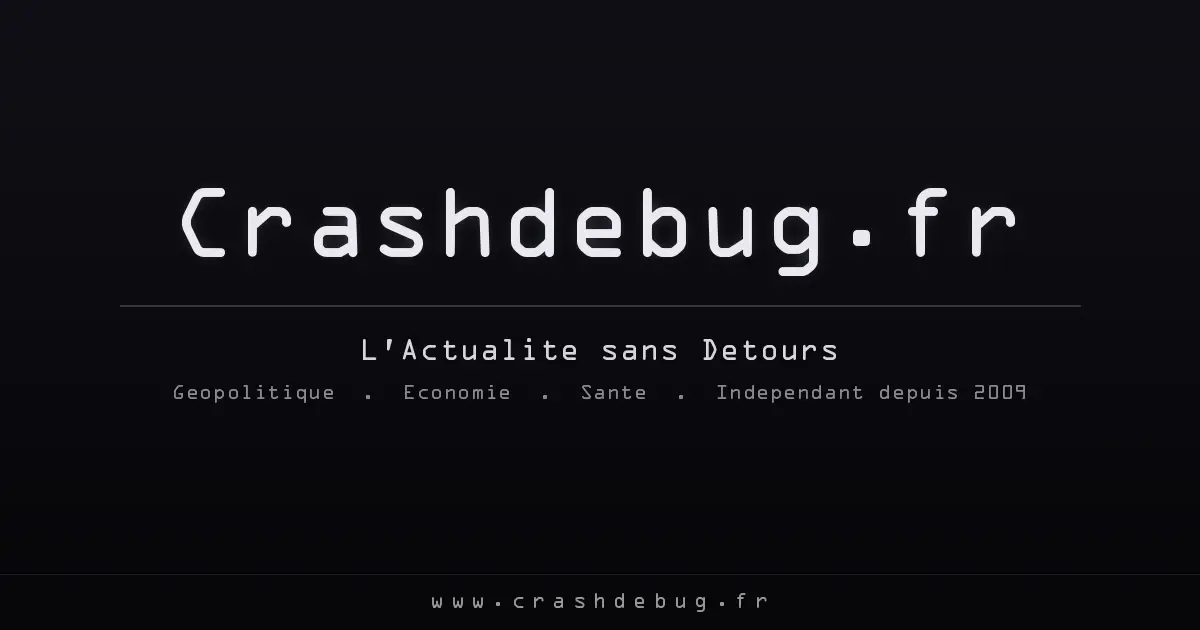 Newsflash vendredi 28 Août 2026 : Crashdebug.fr a besoin de vous