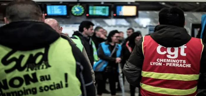 Cheminots greve 04 04 2018