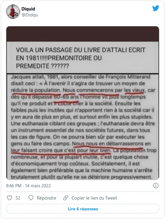 Tweet attali
