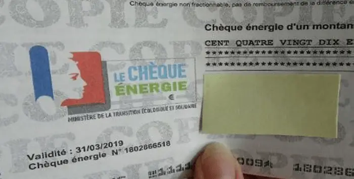 Cheque energie 25 03 2019