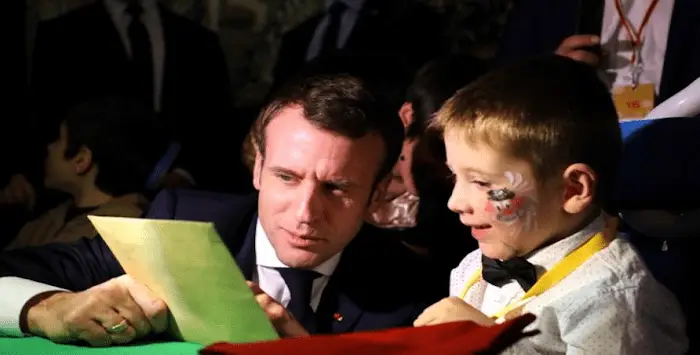 Macron gamin 21 12 2018