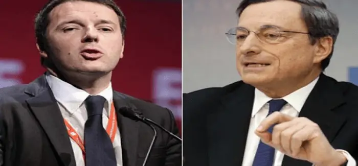 Renzi draghi 14 07 2016