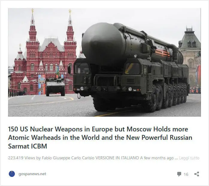 ICBM Sarmat
