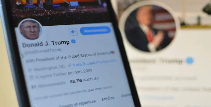 Twitter censure trump