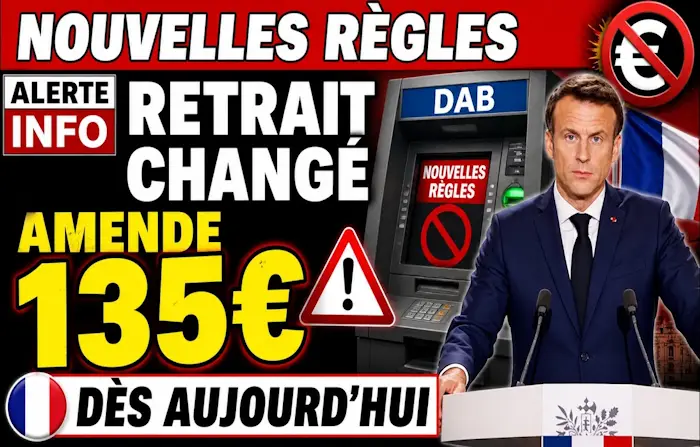 🚨 FRANCE : Nouvelles Règles DAB EN VIGUEUR MAINTENANT – Évitez une Amende de 135€ ! (Expert en retraite en France)