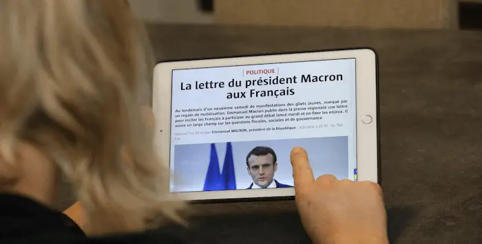 Lettre aux francais macron 14 01 2019