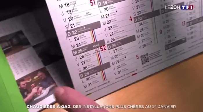Un arrêté vient d’être pris, en catimini le soir de Noël…, qui va « alourdir considérablement la facture de 11 millions de ménages français » : doublement de la TVA sur les chaudières à gaz dès le 1er janvier ! (Florian Philippot)