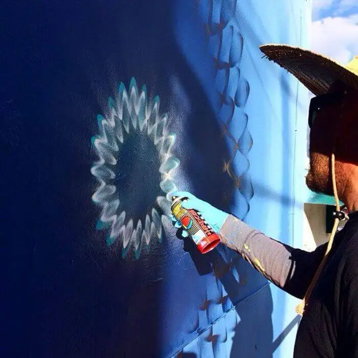 hoxxoh kaleidoscope street art couleurs mandala 3