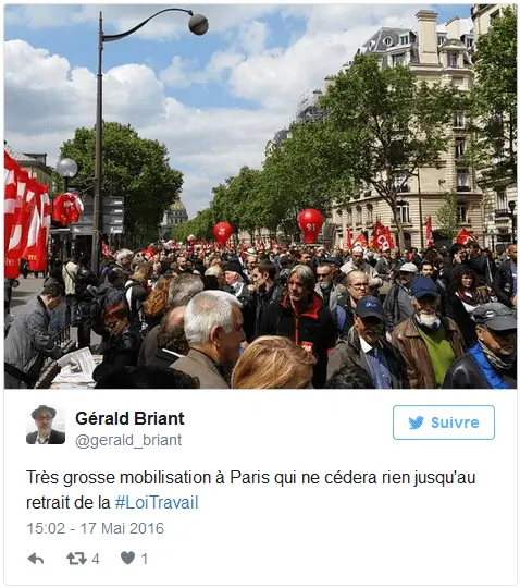 manifestation ecole militaire 18 05 2016