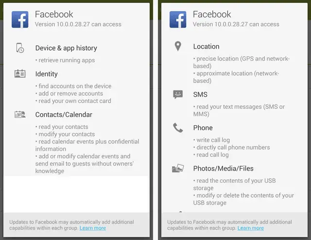 04 Facebook App Permissions 1