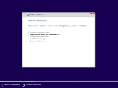 desinstaller windows 10 et revenir a windows 7 ou 8 1 installation windows en cours 55ebe71e47b1e 401x300