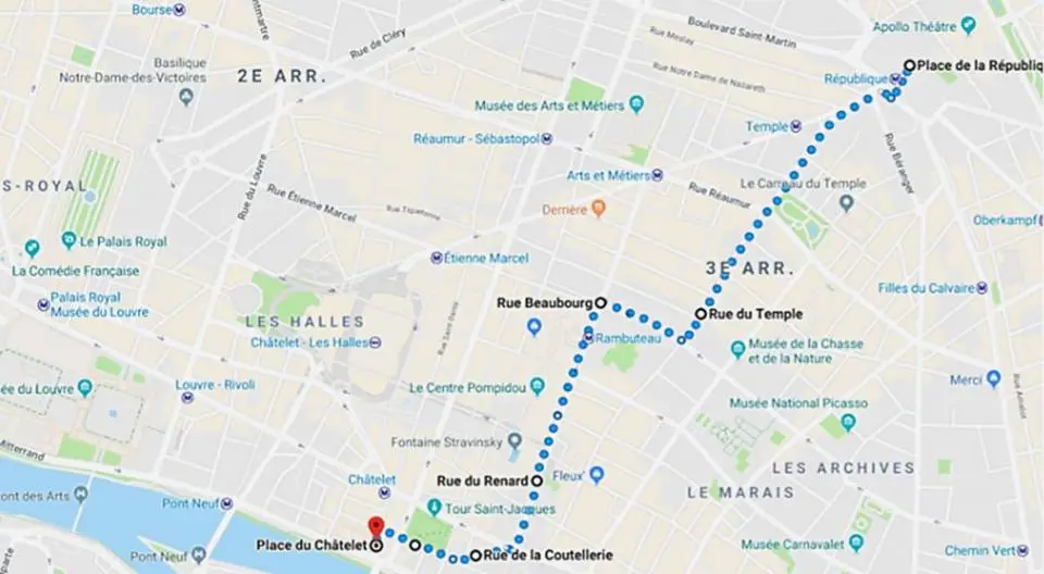 MANIF upr trajet 1er mai 2018