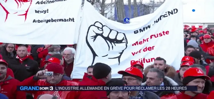 Greve allemagne 01 02 2018