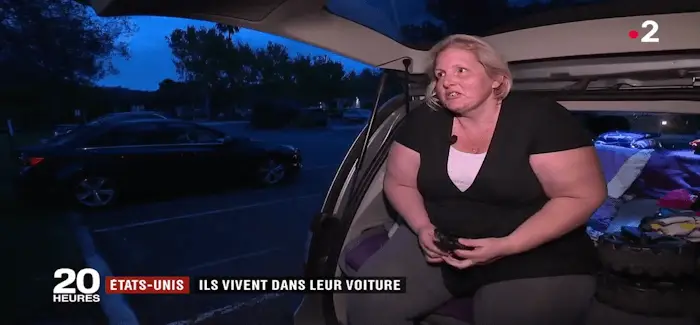 Americains qui dorment voiture 17 05 2018