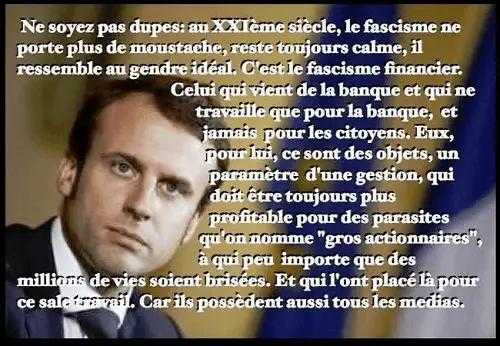Macron fascisme 01 02 2017